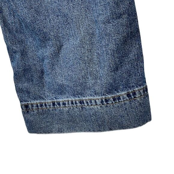 Tommy Hilfiger Size 12 Womens Wide Leg Cropped Jeans Wide Hem Vintage Denim - Picture 5 of 10